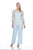 1604 SOUTACHE ASYMMETRICAL TUNIC PANTS SET