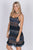 MIDNIGHT BLUES STRAPPY DRESS