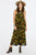 TROPICAL PARADISE RUFFLE HALTER DRESS