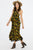 TROPICAL PARADISE RUFFLE HALTER DRESS