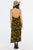 TROPICAL PARADISE RUFFLE HALTER DRESS