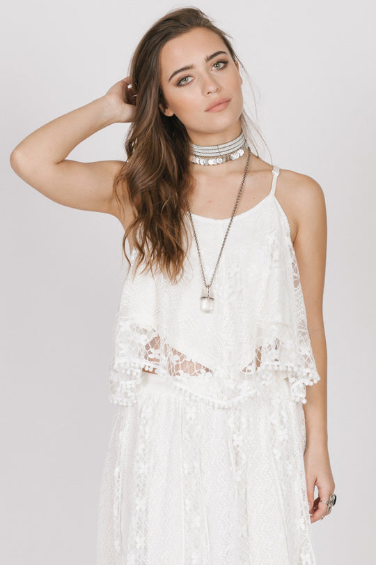 VANILLA LACE TOP
