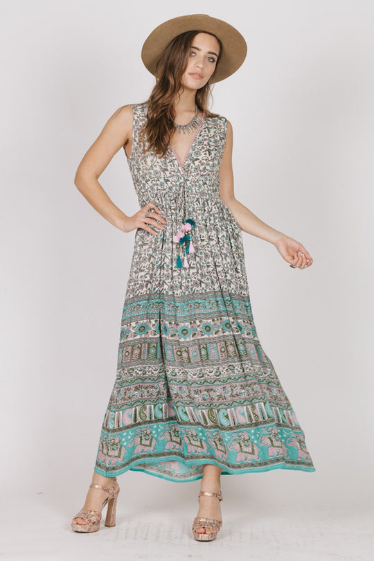 FAR LANDS MAXI DRESS