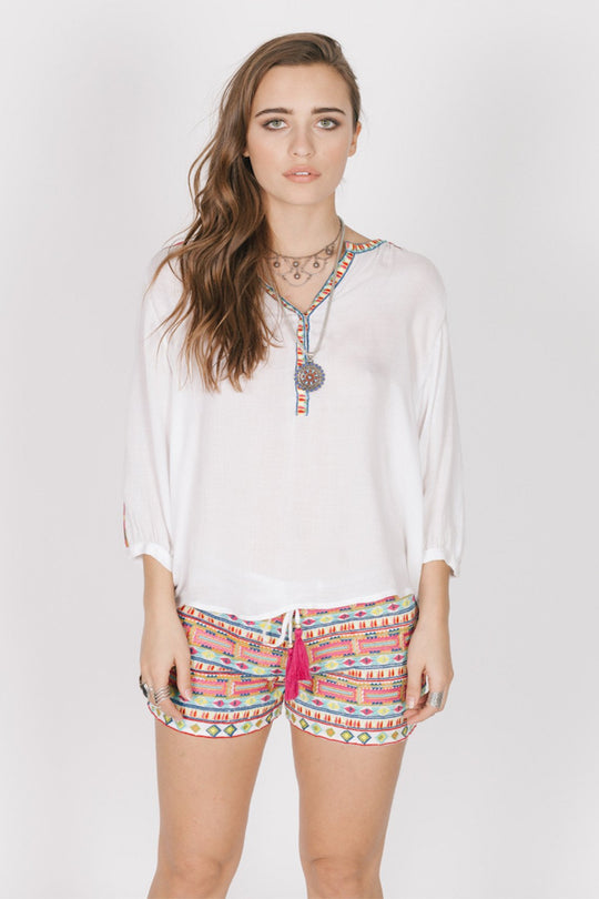AZTEC ISLAND BLOUSE