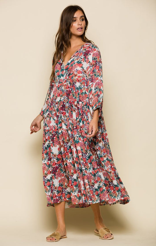 GARDEN DELIGHT MAXI DRESS