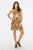 PARADISE PEAK WRAP HALTER DRESS