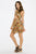 RAGA - PARADISE PEAK WRAP HALTER DRESS IN MULTI-COLOR