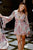 SUNSET ROSE BELL SLEEVE DRESS