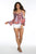 SUNSET VISTA COLD SHOULDER BLOUSE