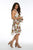 TROPICAL PARADISE HALTER SHORT DRESS