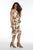 TROPICAL PARADISE HALTER SHORT DRESS