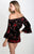 MIDNIGHT BLOSSOM POM-POM ROMPER