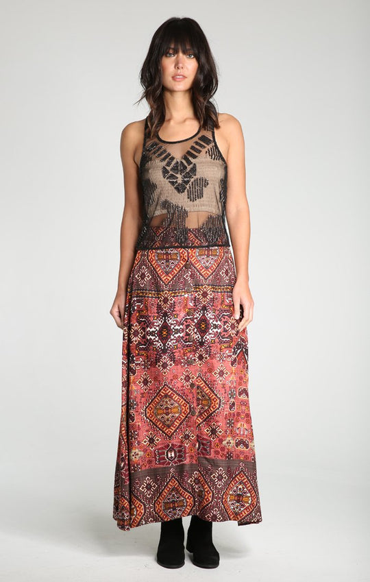 Rustic Woodland Button Down Skirt