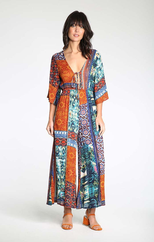 WESTERN HAVEN PLUNGE JUMPSUIT