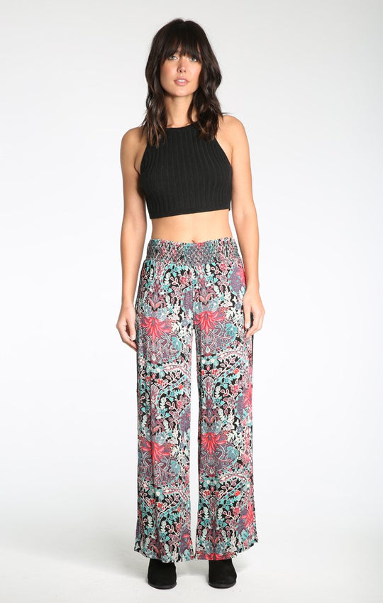 Botanic Bliss Side-Slit Pants