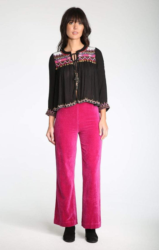 RAGA - The Dora Tie Blouse in Black