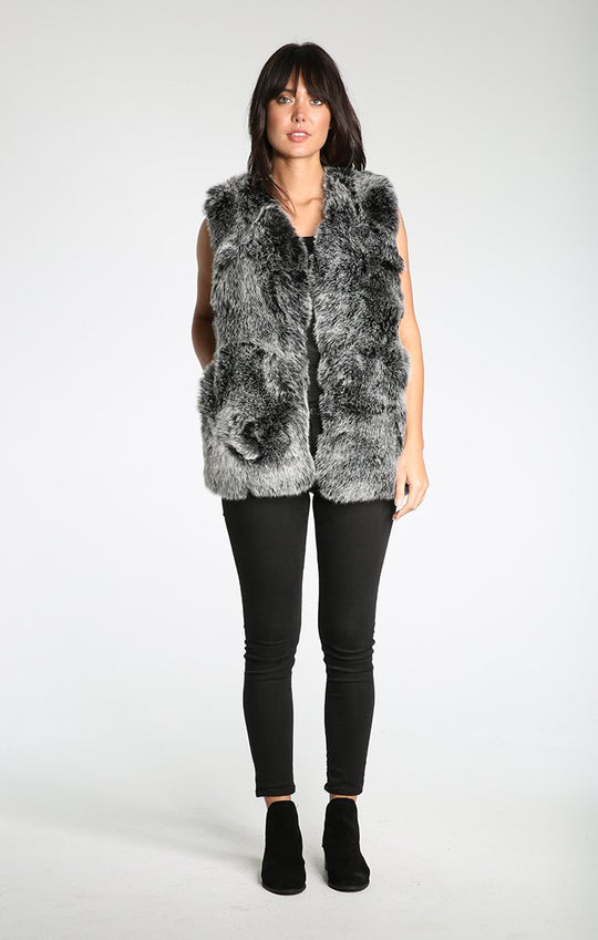 VILORIA FAUX FUR VEST