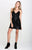 HIDE AND SEQUIN MINI DRESS