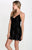 HIDE AND SEQUIN MINI DRESS