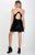 HIDE AND SEQUIN MINI DRESS