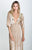 ROMANTIC VISIONS PLUNGE MAXI DRESS
