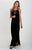DARSHA DRAWSTRING-NECK MAXI DRESS