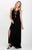 DARSHA DRAWSTRING-NECK MAXI DRESS