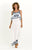 MEDITERRANEAN MIST RUFFLE-TOP MAXI