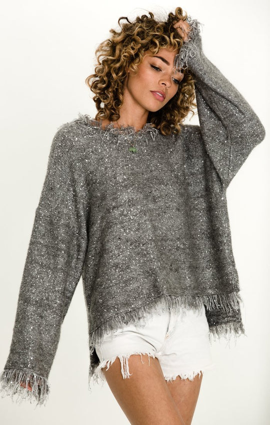 SAVANNAH SEQUIN SWEATER