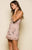 RAGA - SWEETEST THING WRAP MINI DRESS IN NUDE