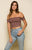 IN BLOOM OFF-SHOULDER CROP TOP