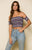 SYDNEY OFF SHOULDER CROP TOP