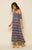 RAGA - Sydney Off Shoulder Midi Dress in Multi-color
