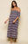 RAGA - Sydney Off Shoulder Midi Dress in Multi-color