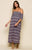 RAGA - Sydney Off Shoulder Midi Dress in Multi-color