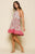 Raga - Primrose High Neck Mini Dress in Multi-color
