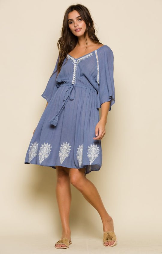 ALISSA DRAWSTRING DRESS