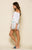 ASHLYN OFF SHOULDER TASSEL MINI DRESS