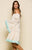 GOLD GYPSY TIERED SHORT DRESS