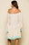 GOLD GYPSY TIERED SHORT DRESS