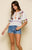 WILD FLOWER RUFFLE TOP