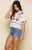 WILD FLOWER RUFFLE TOP
