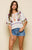 WILD FLOWER RUFFLE TOP