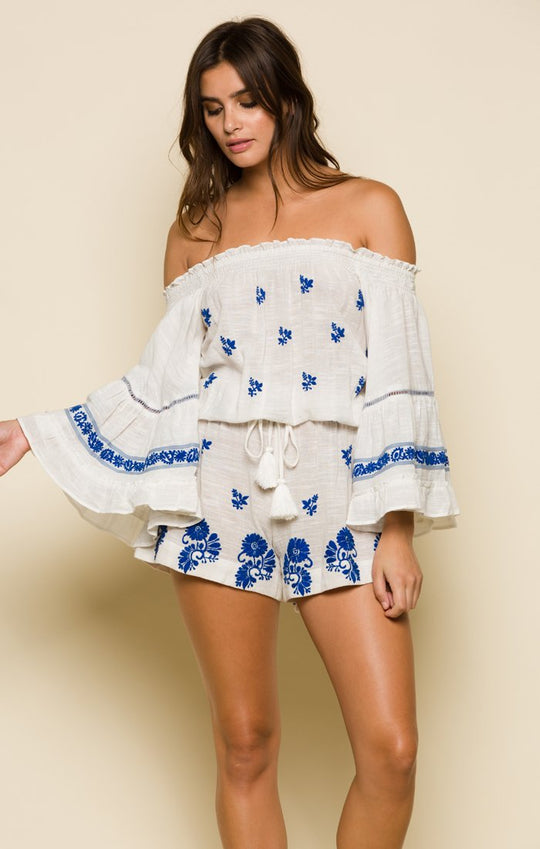 EVA OFF SHOULDER ROMPER