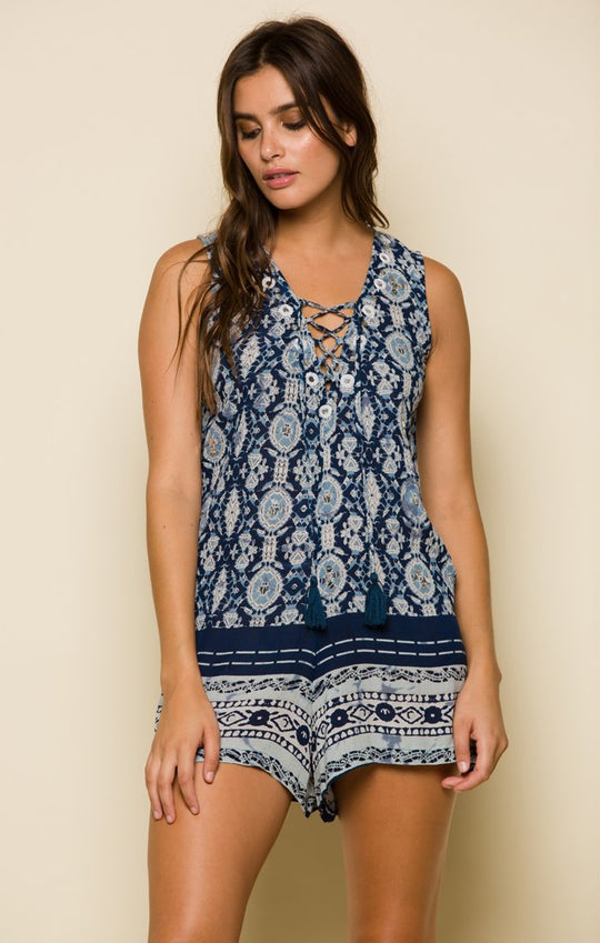 ALOHI SLEEVELESS ROMPER