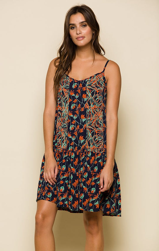 BOTANIC NIGHTS SHORT DRESS