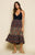 BOTANIC NIGHTS HALTER DRESS