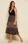 BOTANIC NIGHTS HALTER DRESS