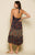 BOTANIC NIGHTS HALTER DRESS