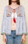 SAILOR OPEN FRONT BLOUSE